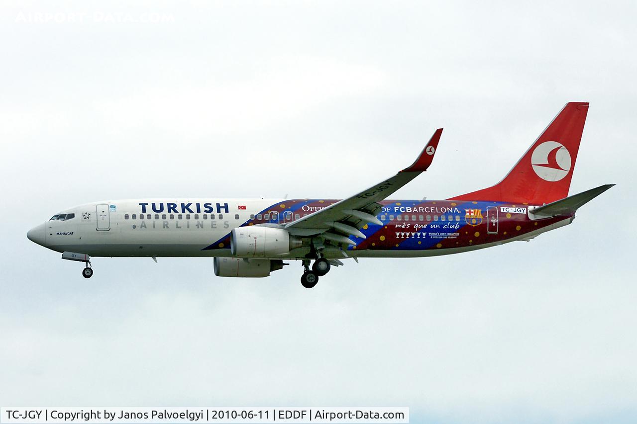 TC-JGY, 2008 Boeing 737-8F2 C/N 35738, Turkish Airlines Boeing B737-8F2 with 