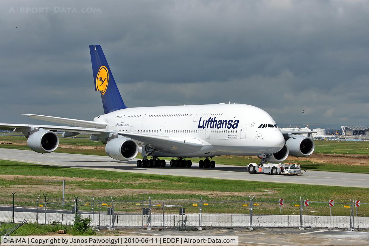 D-AIMA, 2010 Airbus A380-841 C/N 038, Lufthansa Airbus A380-841