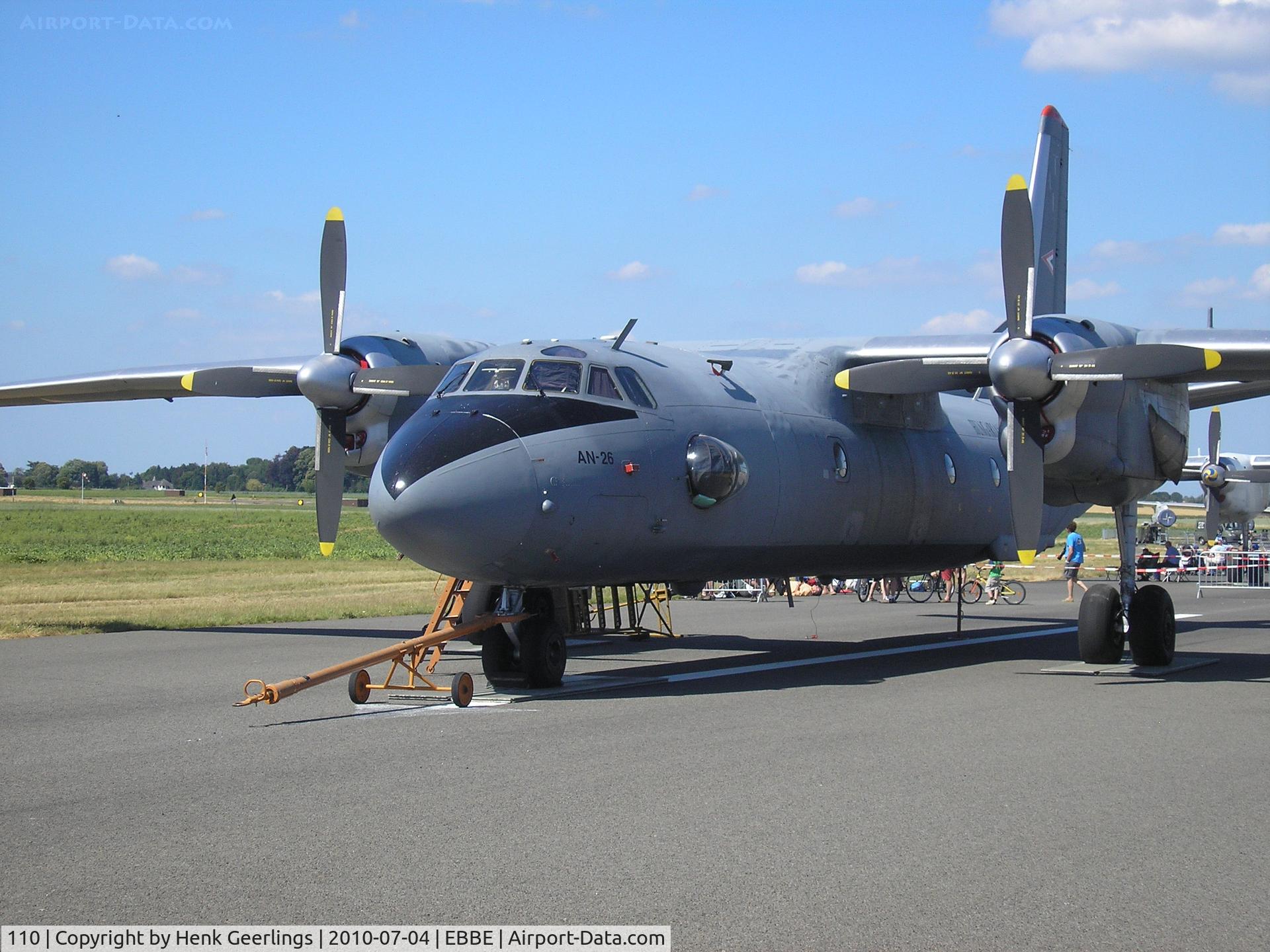 110, 1980 Antonov An-26 C/N 9110, Beauvechain Openday , Belgium