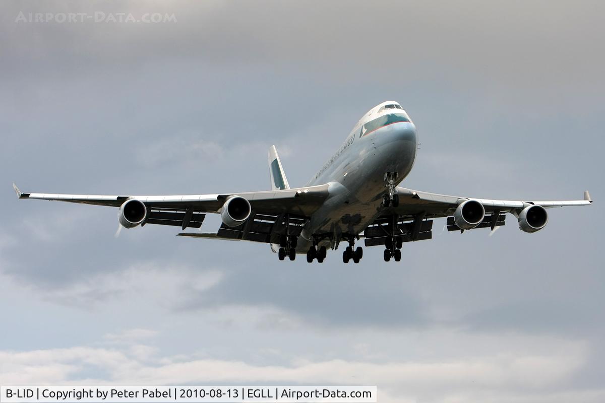 B-LID, 2009 Boeing 747-467F/SCD C/N 36869, LHR Trip