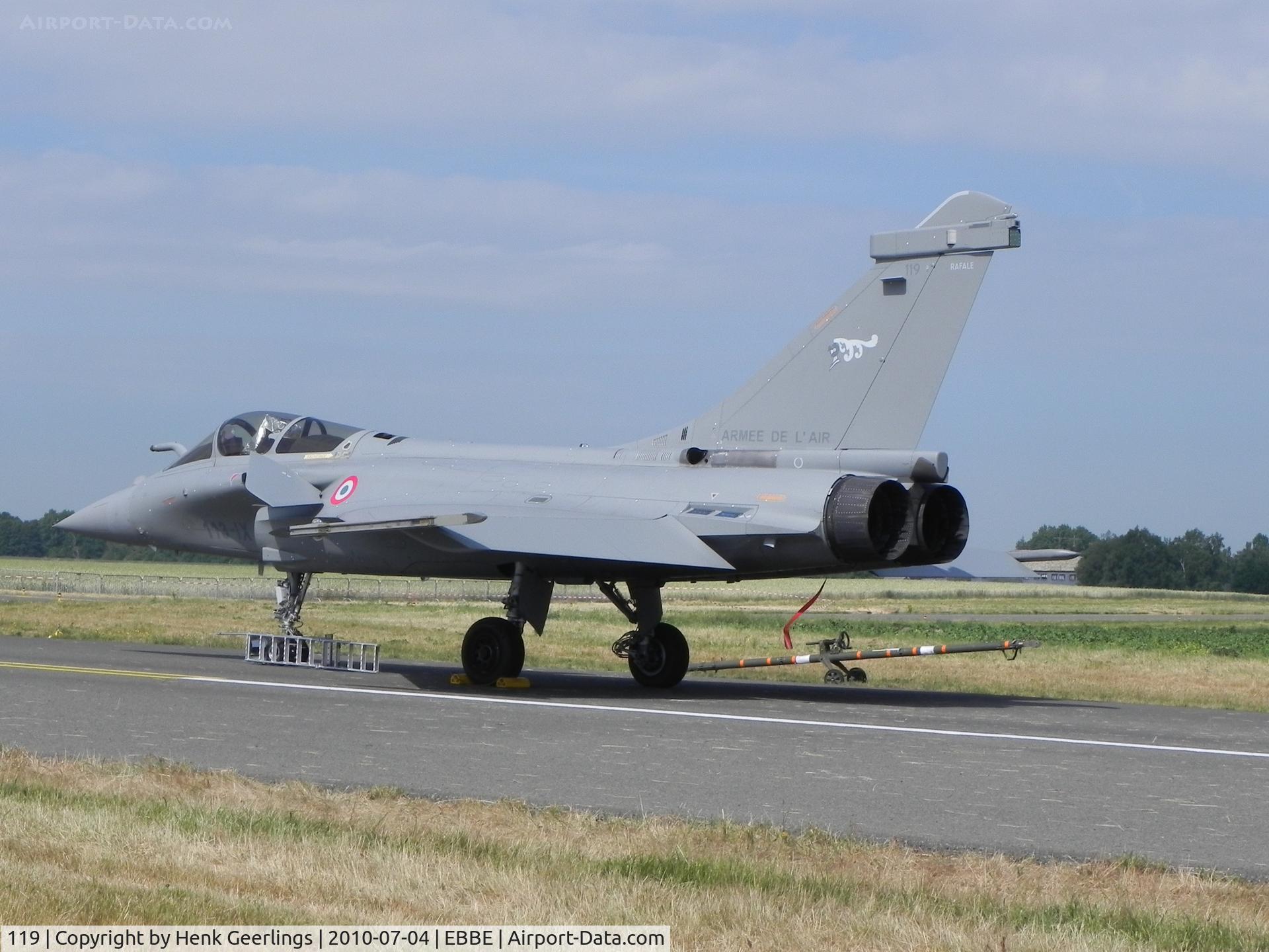 119, 2010 Dassault Rafale C C/N 119, Beauvechain Openday , Belgium