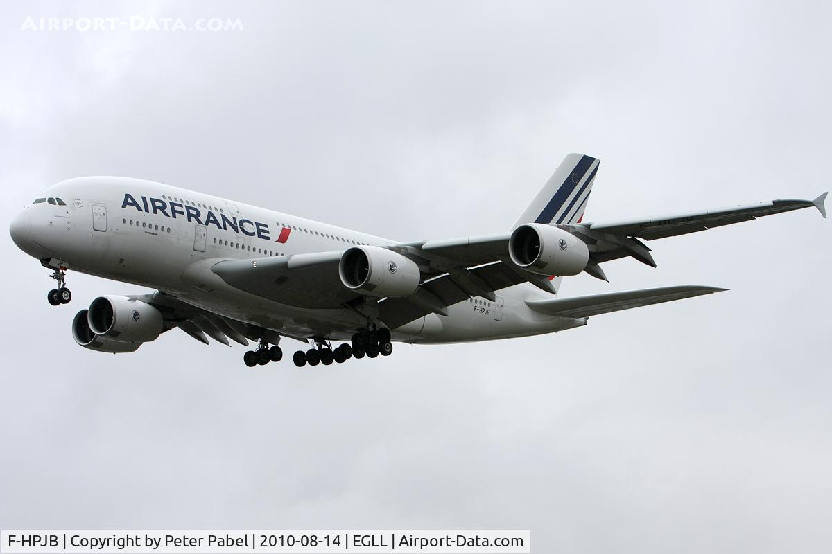 F-HPJB, 2009 Airbus A380-861 C/N 040, LHR Trip