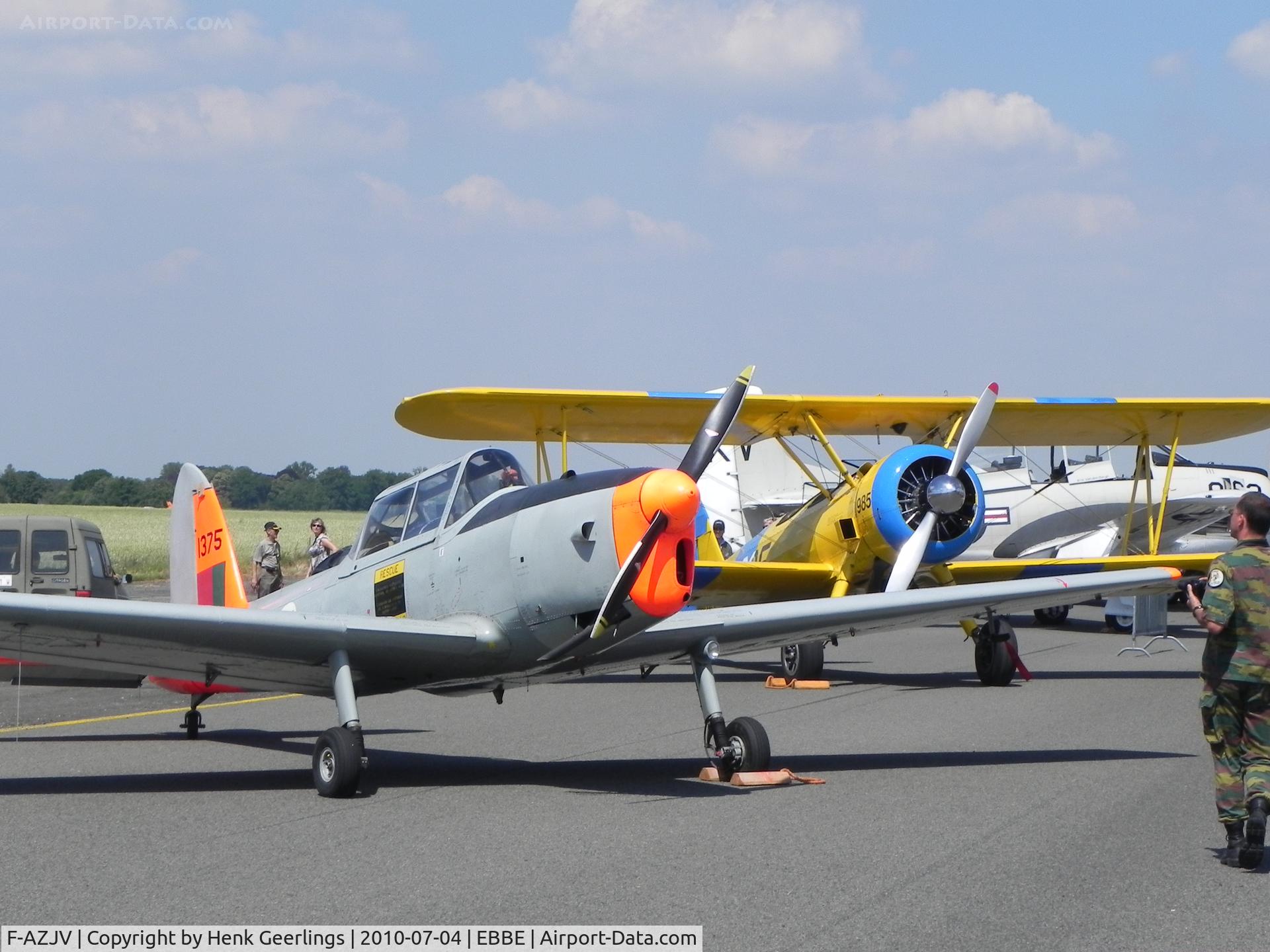 F-AZJV, 1961 OGMA DHC-1 Chipmunk T.20 C/N OGMA-65, Beauvechain Openday , Belgium