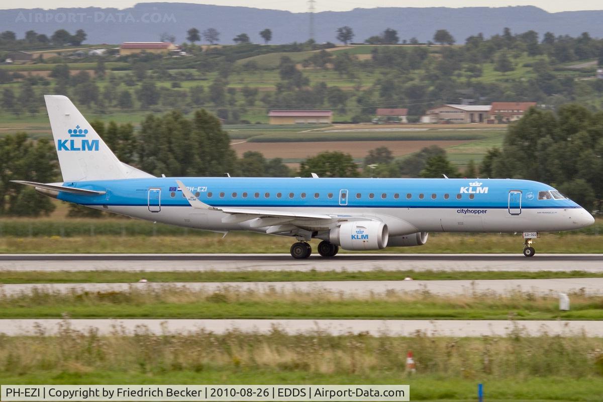 PH-EZI, 2009 Embraer 190LR (ERJ-190-100LR) C/N 19000322, departing via RW25