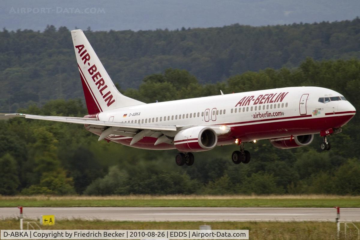D-ABKA, 1999 Boeing 737-82R C/N 29329, short final
