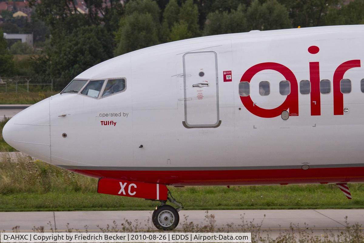 D-AHXC, 2007 Boeing 737-7K5 C/N 34693, taxying to the active