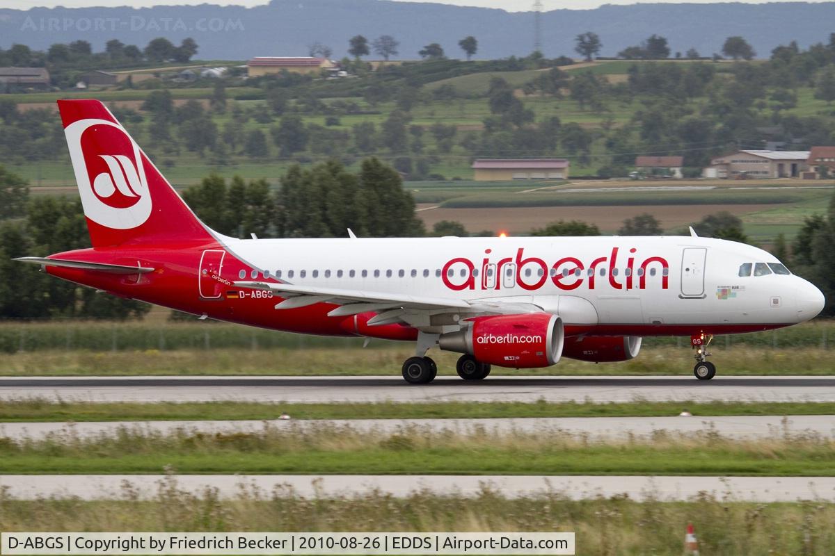D-ABGS, 2009 Airbus A319-112 C/N 3865, take off run