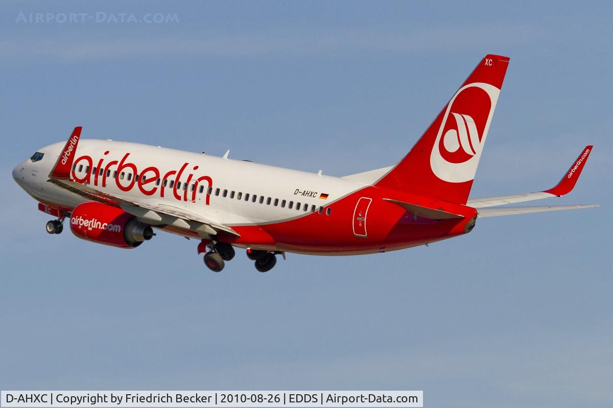 D-AHXC, 2007 Boeing 737-7K5 C/N 34693, westbound departure