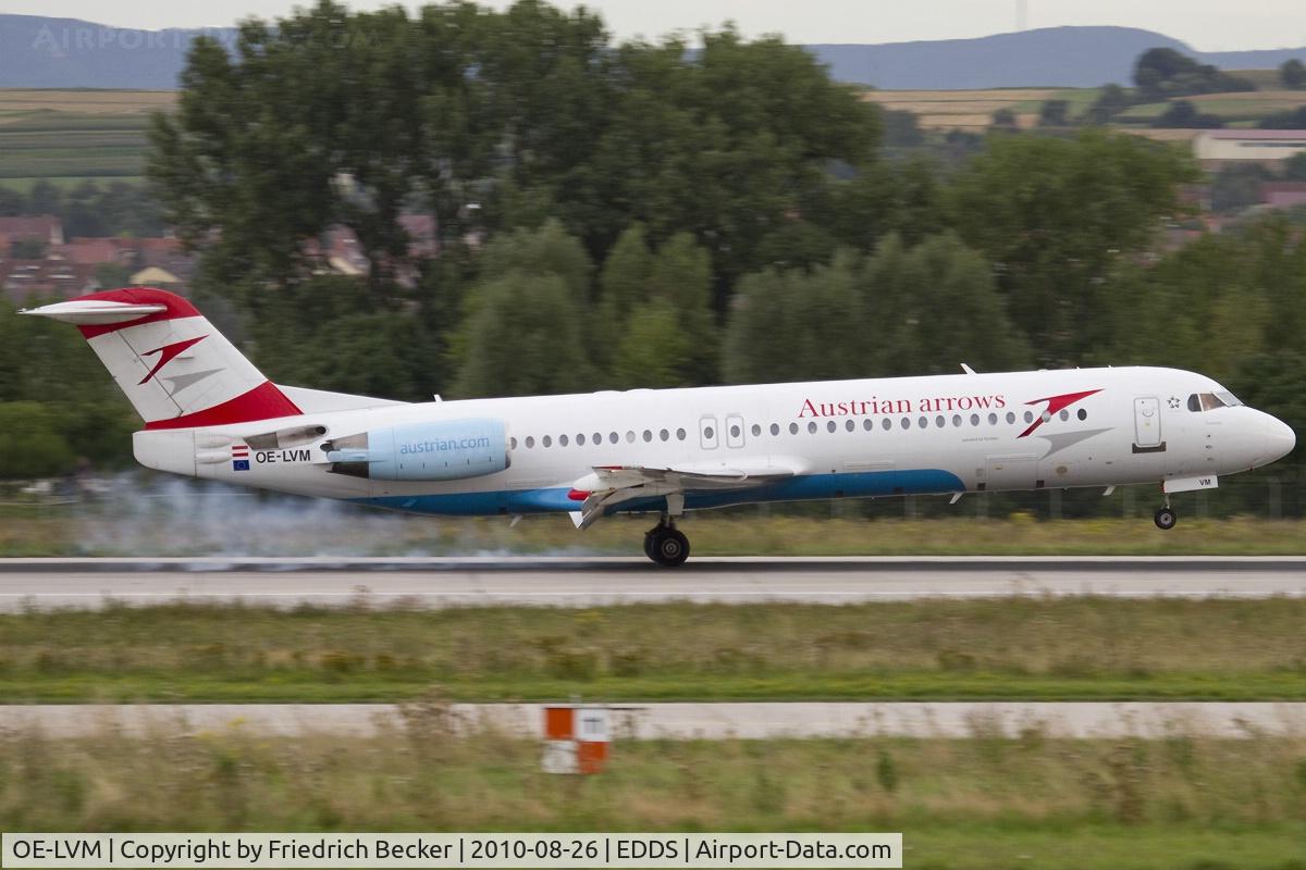 OE-LVM, 1991 Fokker F100 (F-28-0100) C/N 11361, touchdown