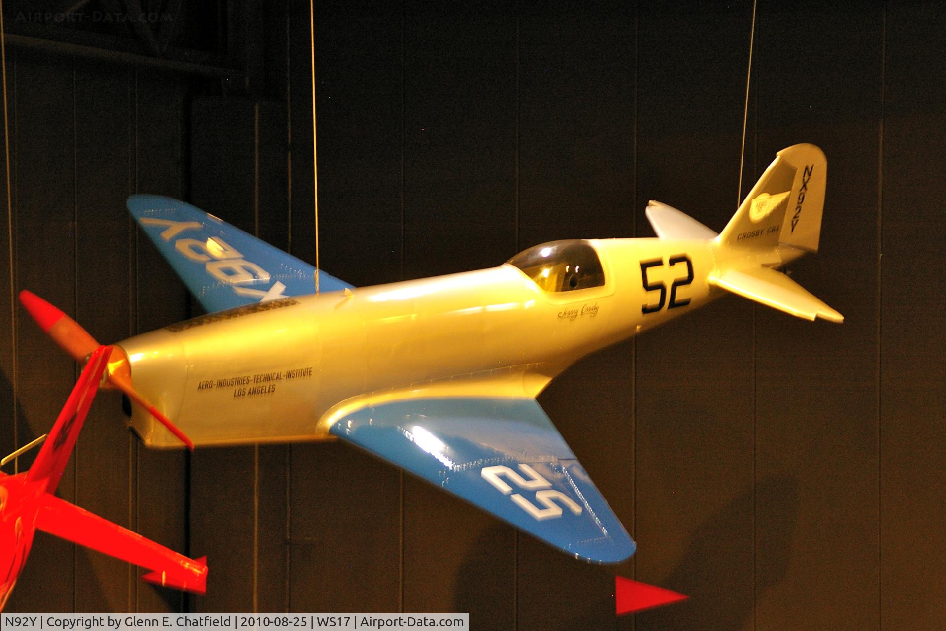 N92Y, 1938 Crosby CR4 C/N 101, At the EAA Museum, 1937 Crosby CR-4