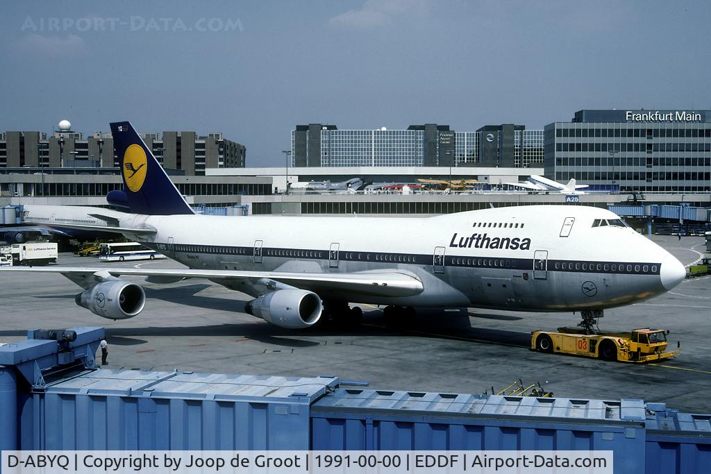 D-ABYQ, 1978 Boeing 747-230B C/N 21591, old Lufthansa colors