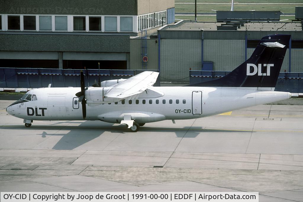 OY-CID, 1988 ATR 42-300 C/N 079, Cimber Air leased to DLT