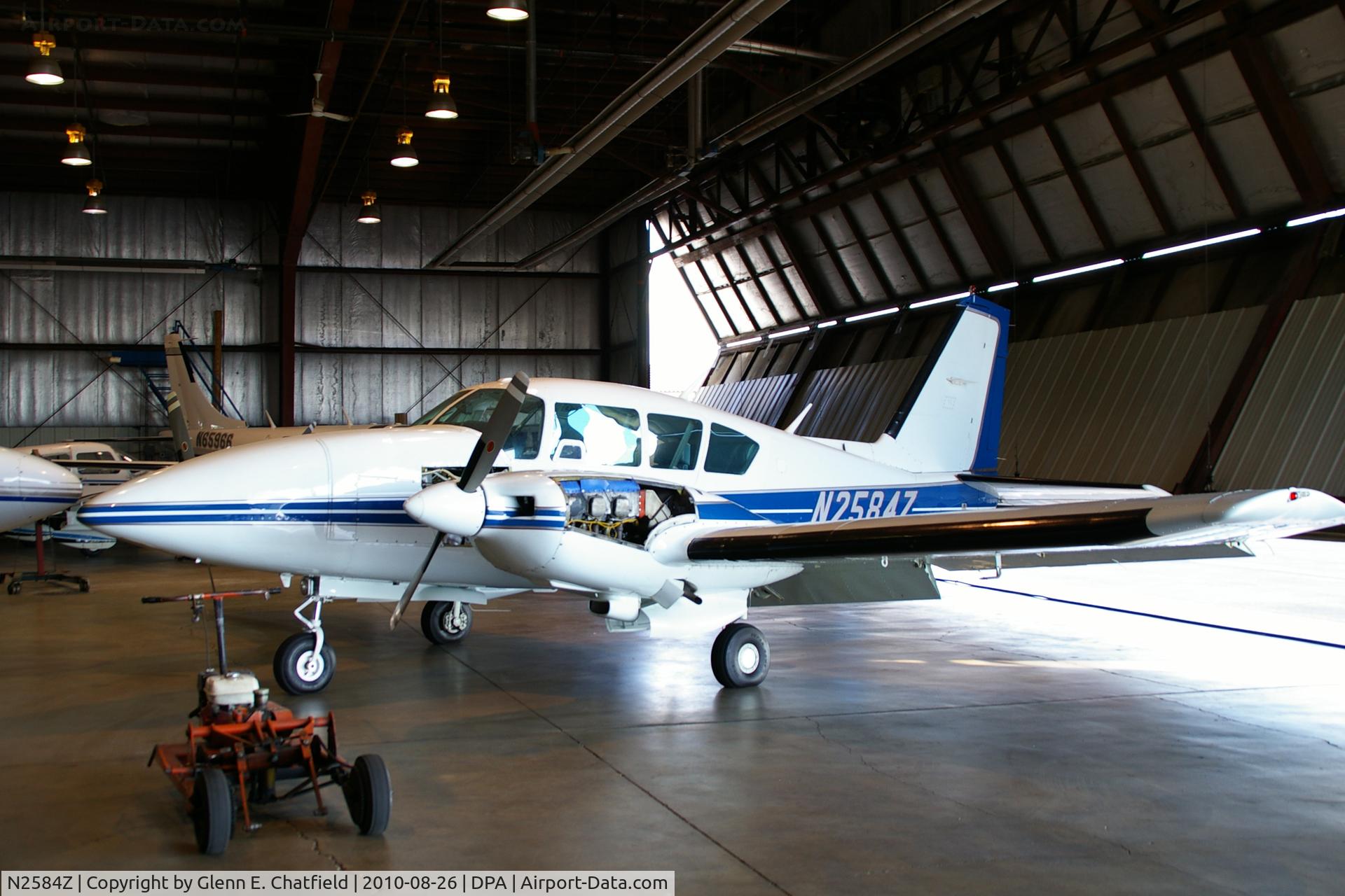N2584Z, 1980 Piper PA-23-250 C/N 27-8154003, Getting work done