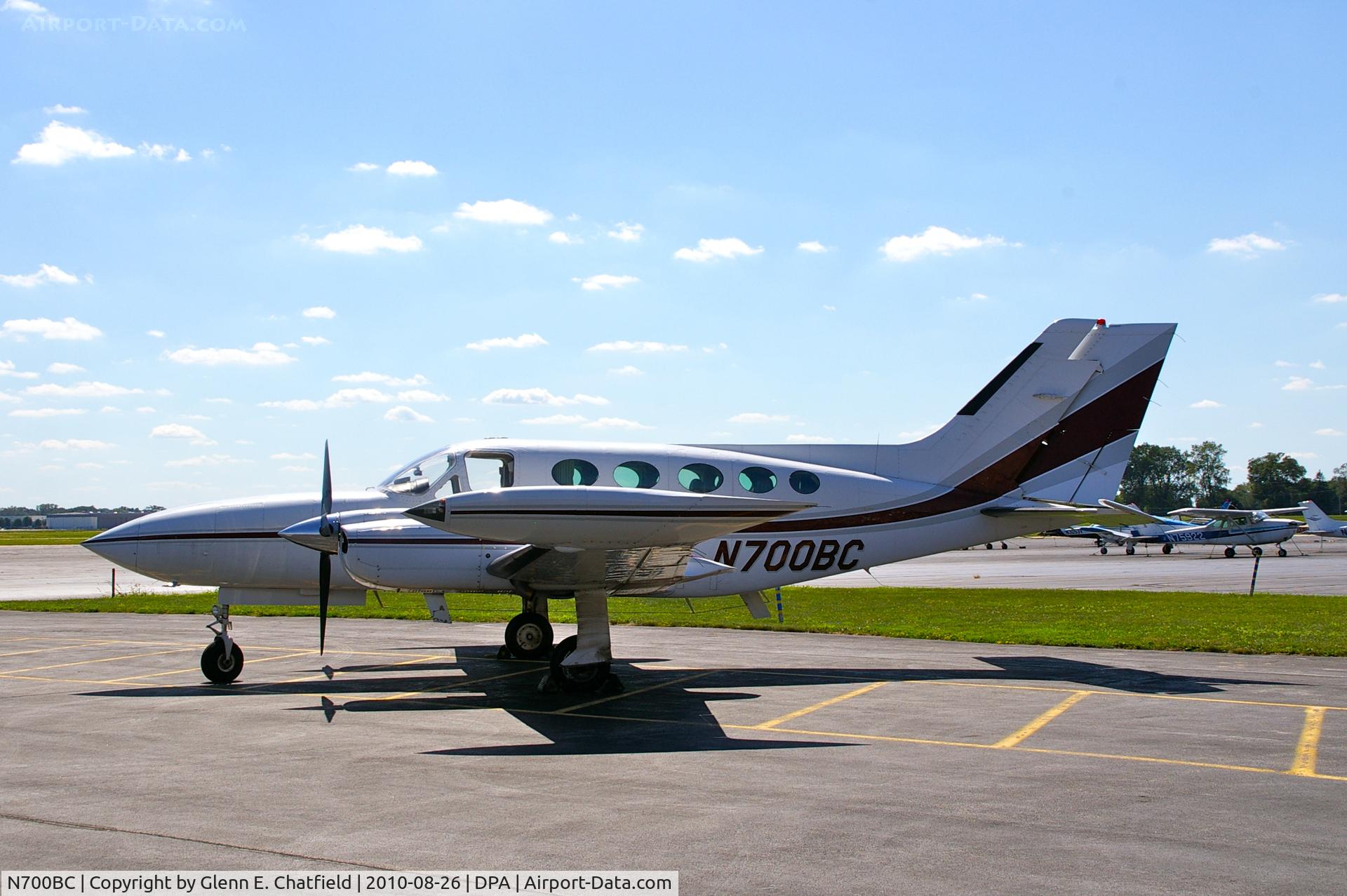 N700BC, 1973 Cessna 421B Golden Eagle C/N 421B0524, On the North FBO ramp
