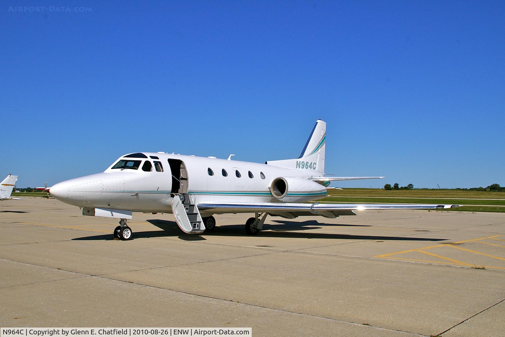 N964C, 1981 Rockwell International NA-265-65 Sabreliner 65 C/N 465-66, On the ramp