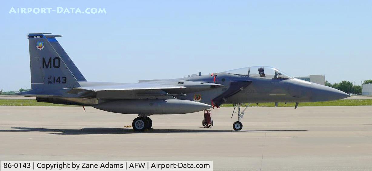 86-0143, 1986 McDonnell Douglas F-15C Eagle C/N 0988/C371, At Alliance Airport - Fort Worth, TX