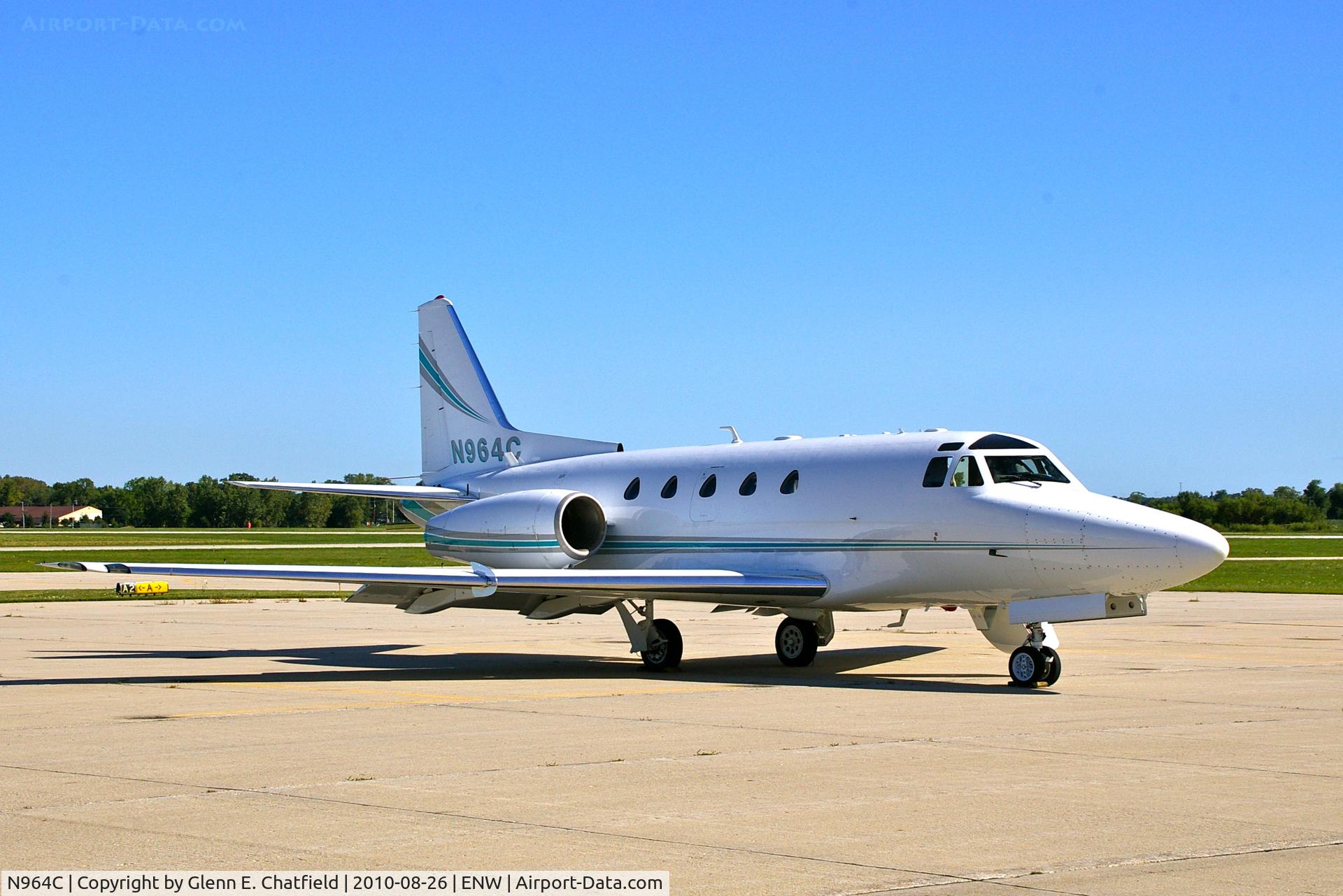 N964C, 1981 Rockwell International NA-265-65 Sabreliner 65 C/N 465-66, On the ramp
