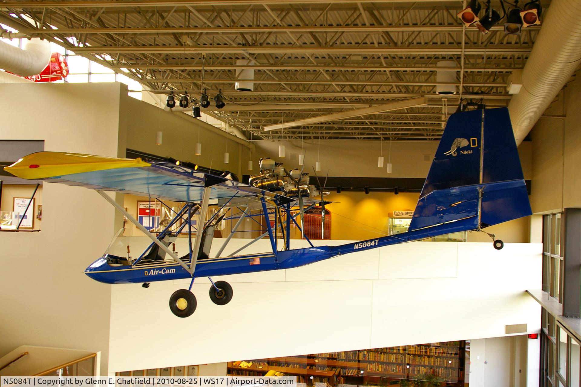 N5084T, 2003 Leza-Lockwood Air Cam C/N AC001, Not my cup of tea.  In the EAA Museum