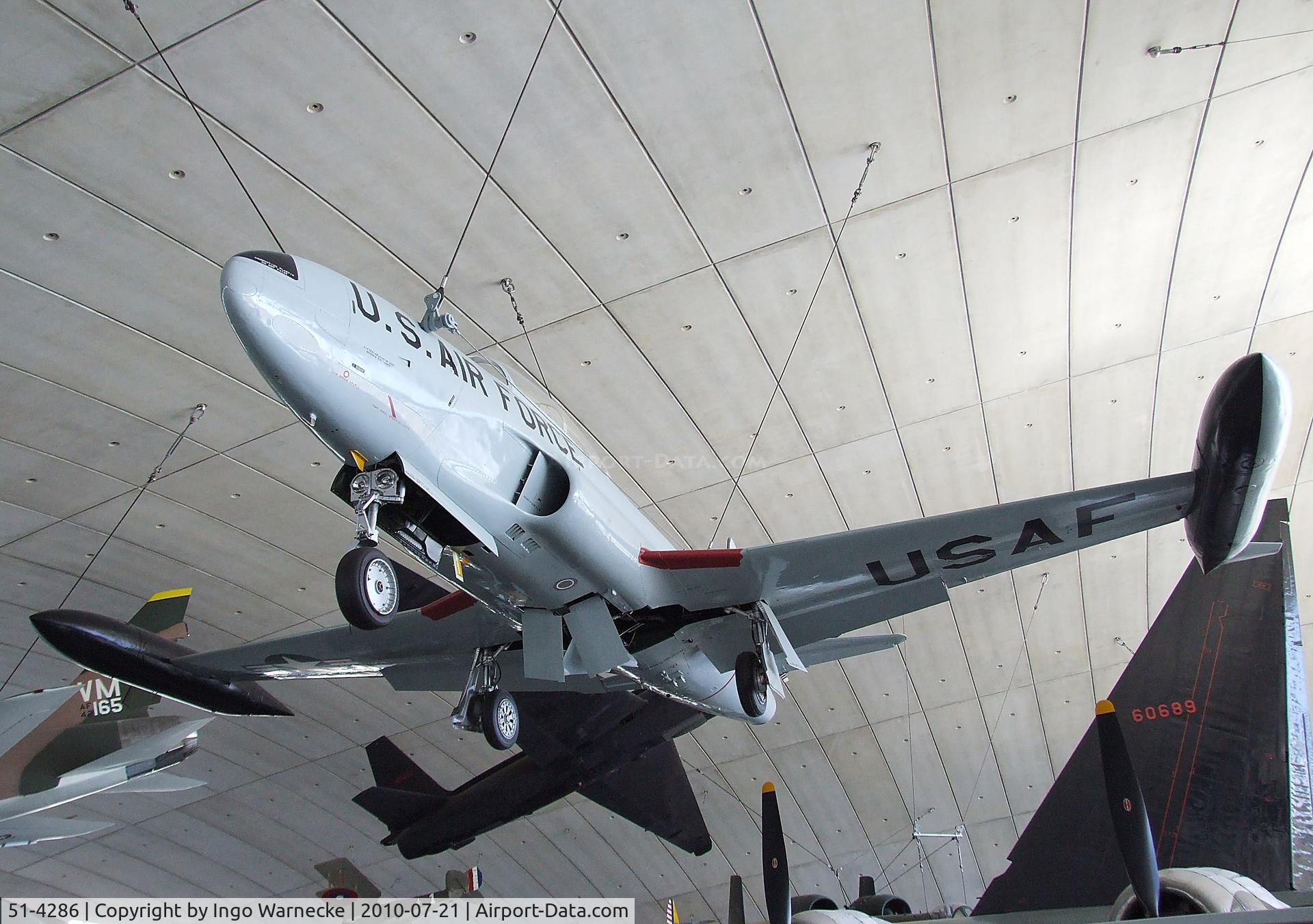 51-4286, 1951 Lockheed T-33A Shooting Star C/N 580-5581, Lockheed T-33A at the American Air Museum in Britain, Duxford