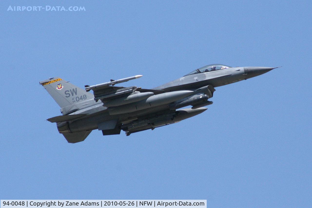 94-0048, 1994 Lockheed F-16C Fighting Falcon C/N CC-200, At NASJRB Fort Worth, TX