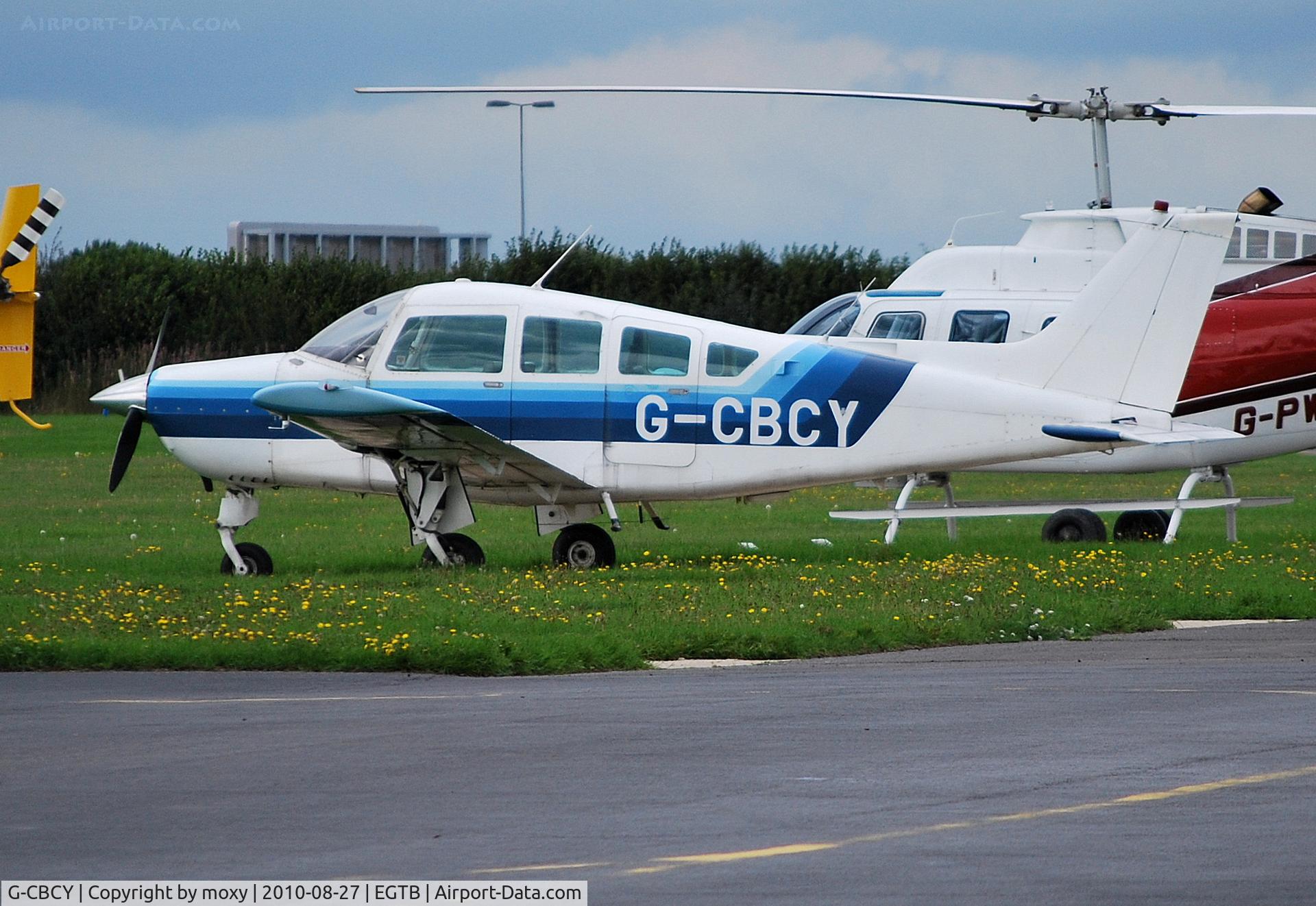 G-CBCY, 1977 Beech C24R Sierra Super C/N MC-491, Beech C24R Musketeer Ex N881RS at Wycombe Air Park
