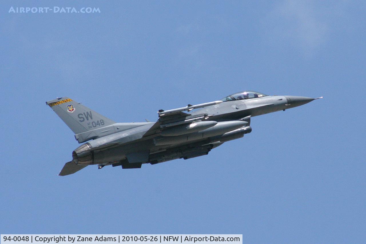 94-0048, 1994 Lockheed F-16C Fighting Falcon C/N CC-200, At NASJRB Fort Worth, TX