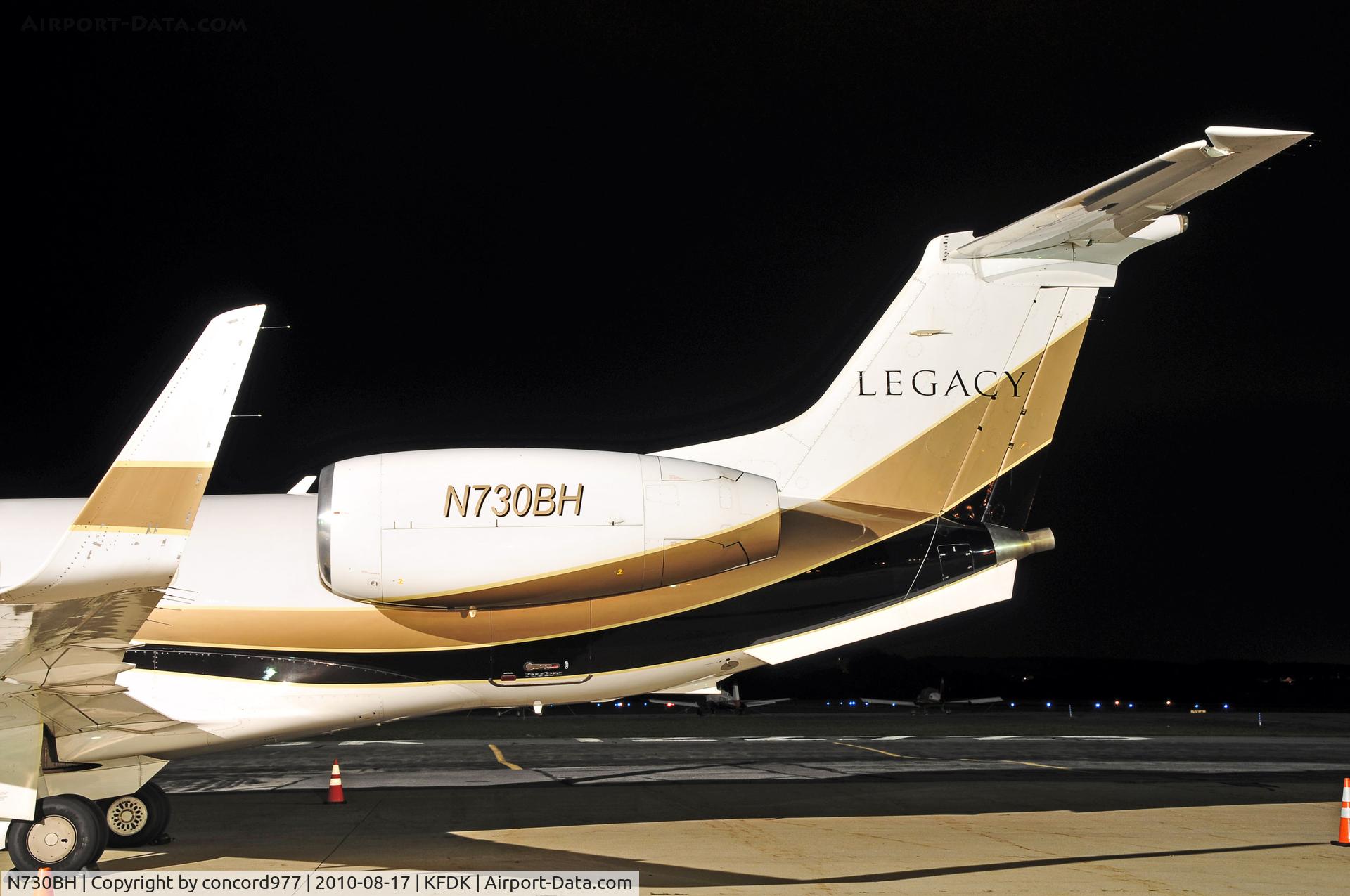 N730BH, 2003 Embraer EMB-135BJ Legacy C/N 145730, KFDK.  8/17/2010.
