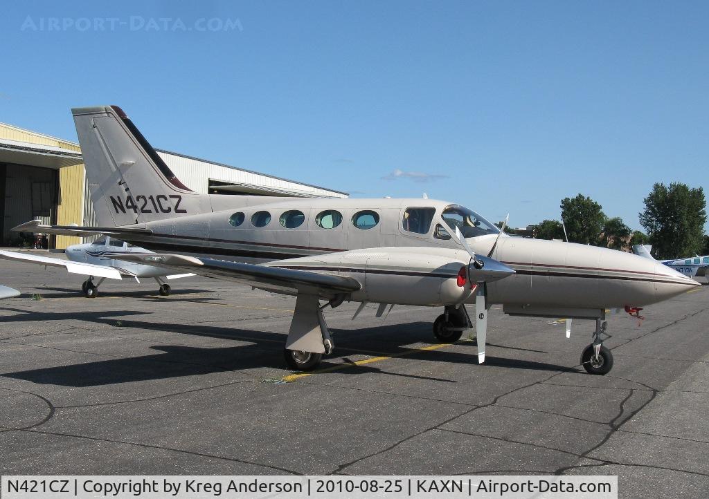 N421CZ, Cessna 421C Golden Eagle C/N 421C1095, Cessna 421C Golden Eagle on the line.