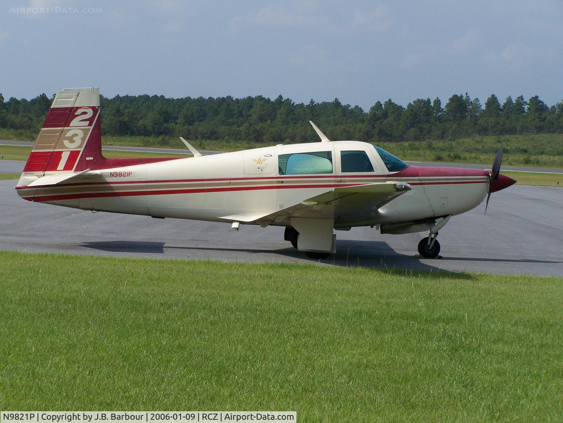 N9821P, 1981 Mooney M20K C/N 25-0530, N/A