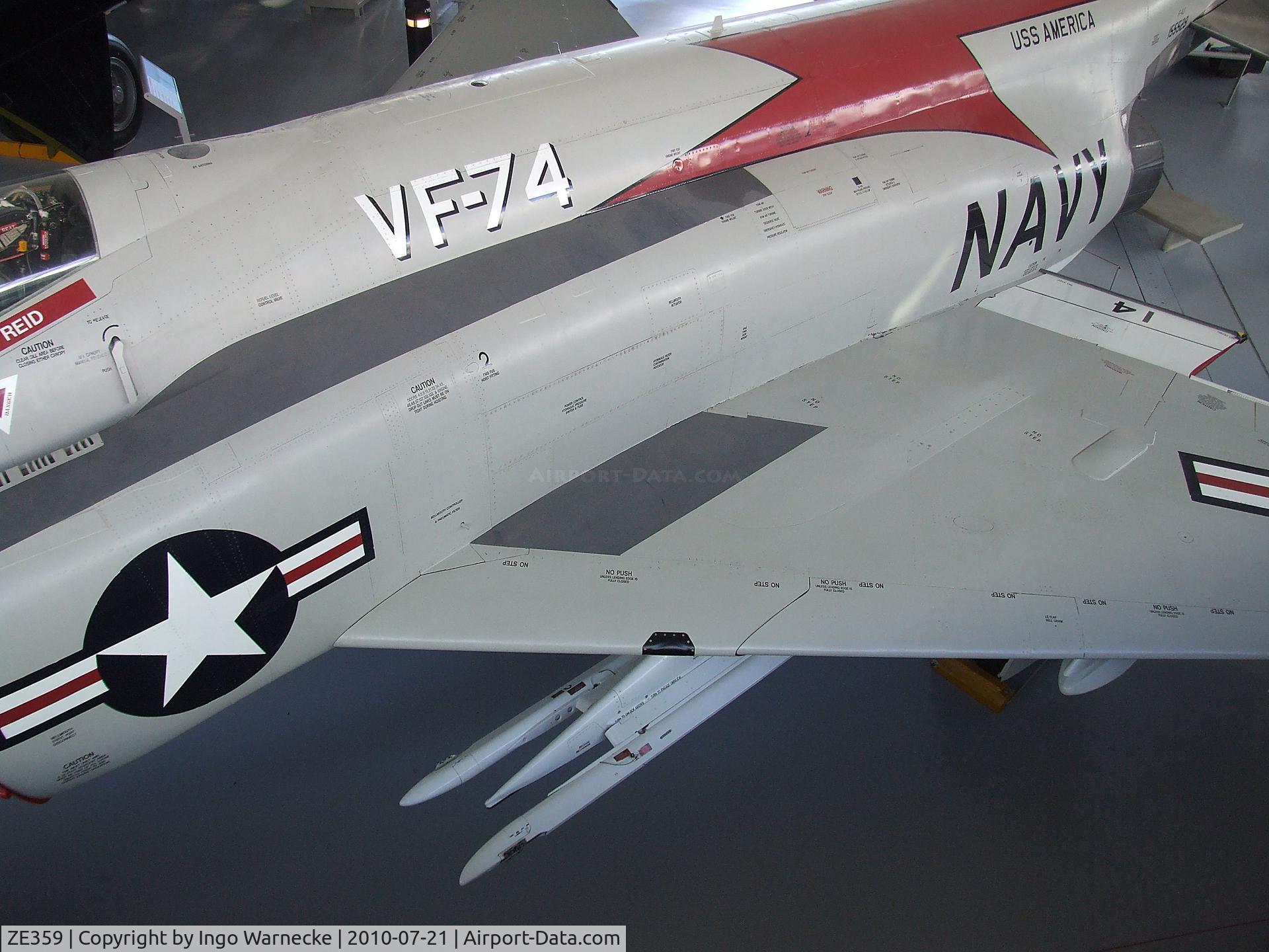 ZE359, McDonnell Douglas F-4J(UK) Phantom II C/N 2746, McDonnell Douglas F-4J Phantom II at the American Air Museum in Britain, Duxford