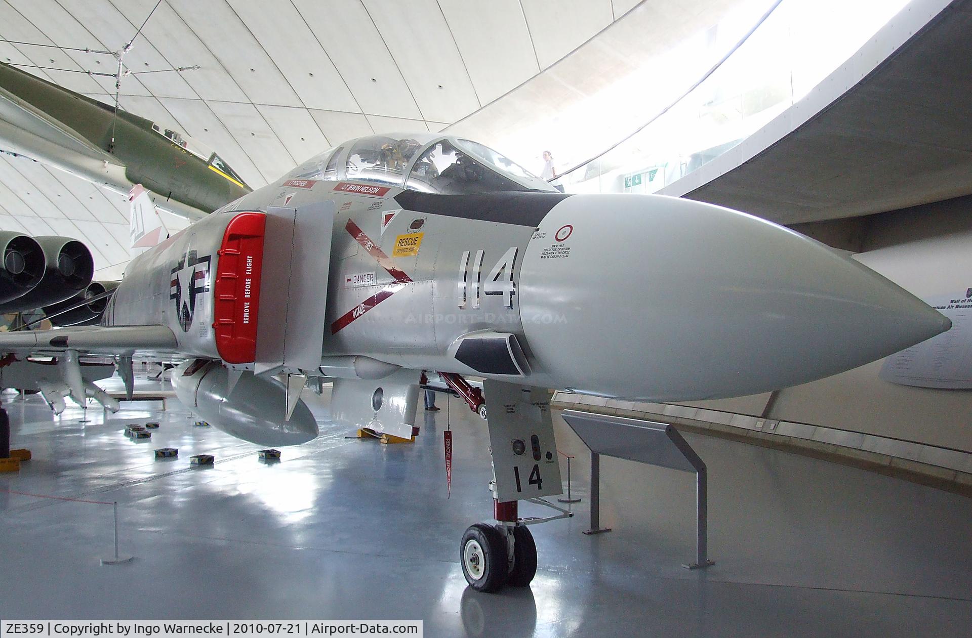 ZE359, McDonnell Douglas F-4J(UK) Phantom II C/N 2746, McDonnell Douglas F-4J Phantom II at the American Air Museum in Britain, Duxford