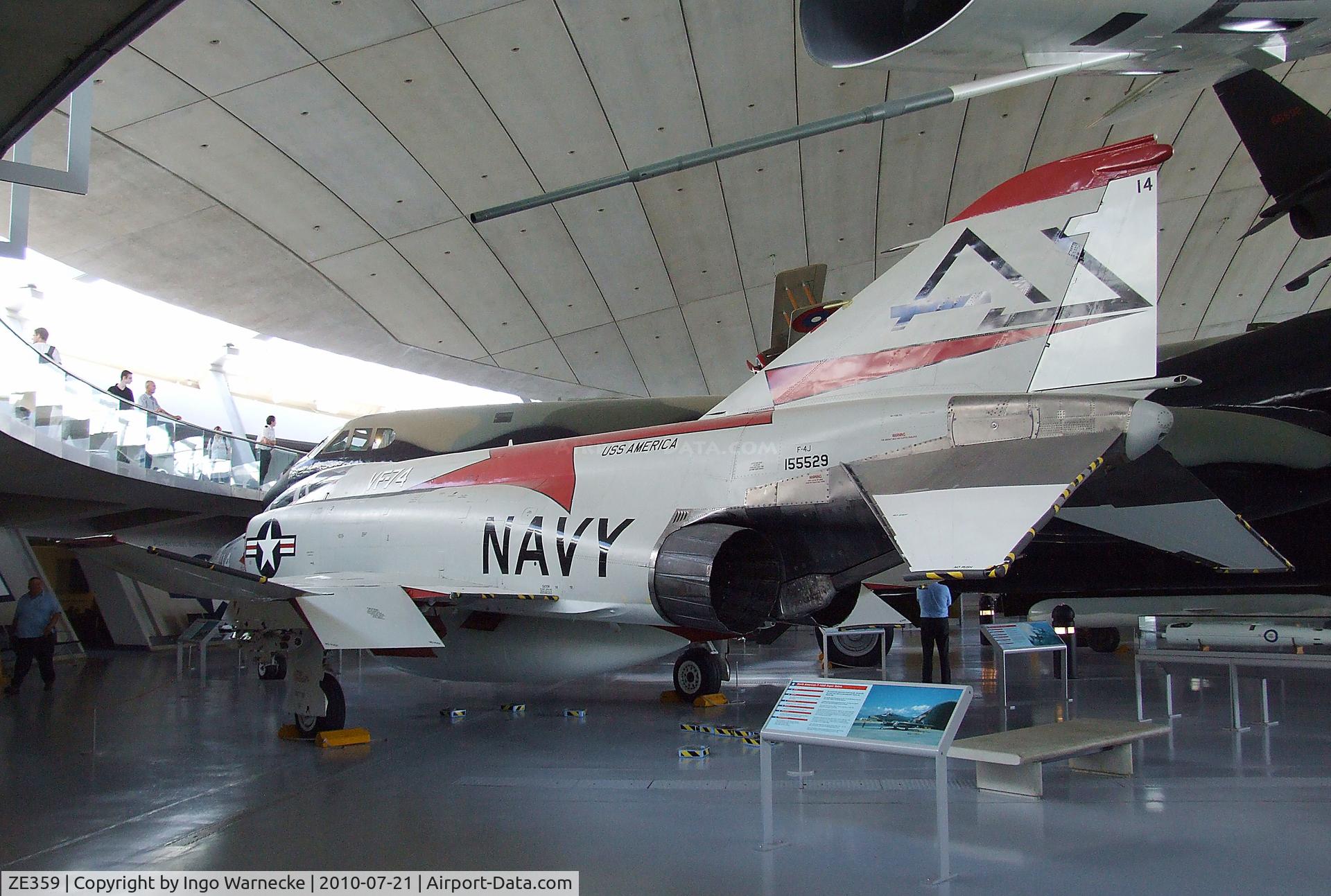 ZE359, McDonnell Douglas F-4J(UK) Phantom II C/N 2746, McDonnell Douglas F-4J Phantom II at the American Air Museum in Britain, Duxford