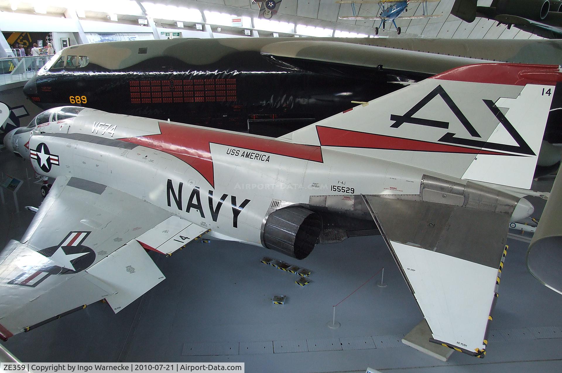 ZE359, McDonnell Douglas F-4J(UK) Phantom II C/N 2746, McDonnell Douglas F-4J Phantom II at the American Air Museum in Britain, Duxford