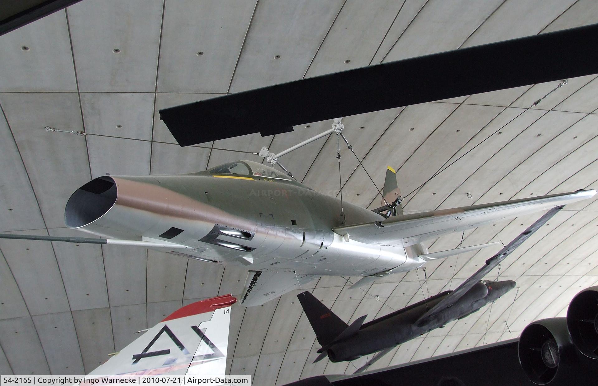 54-2165, North American F-100D Super Sabre C/N 223-45, North American F-100D Super Sabre at the American Air Museum in Britain, Duxford