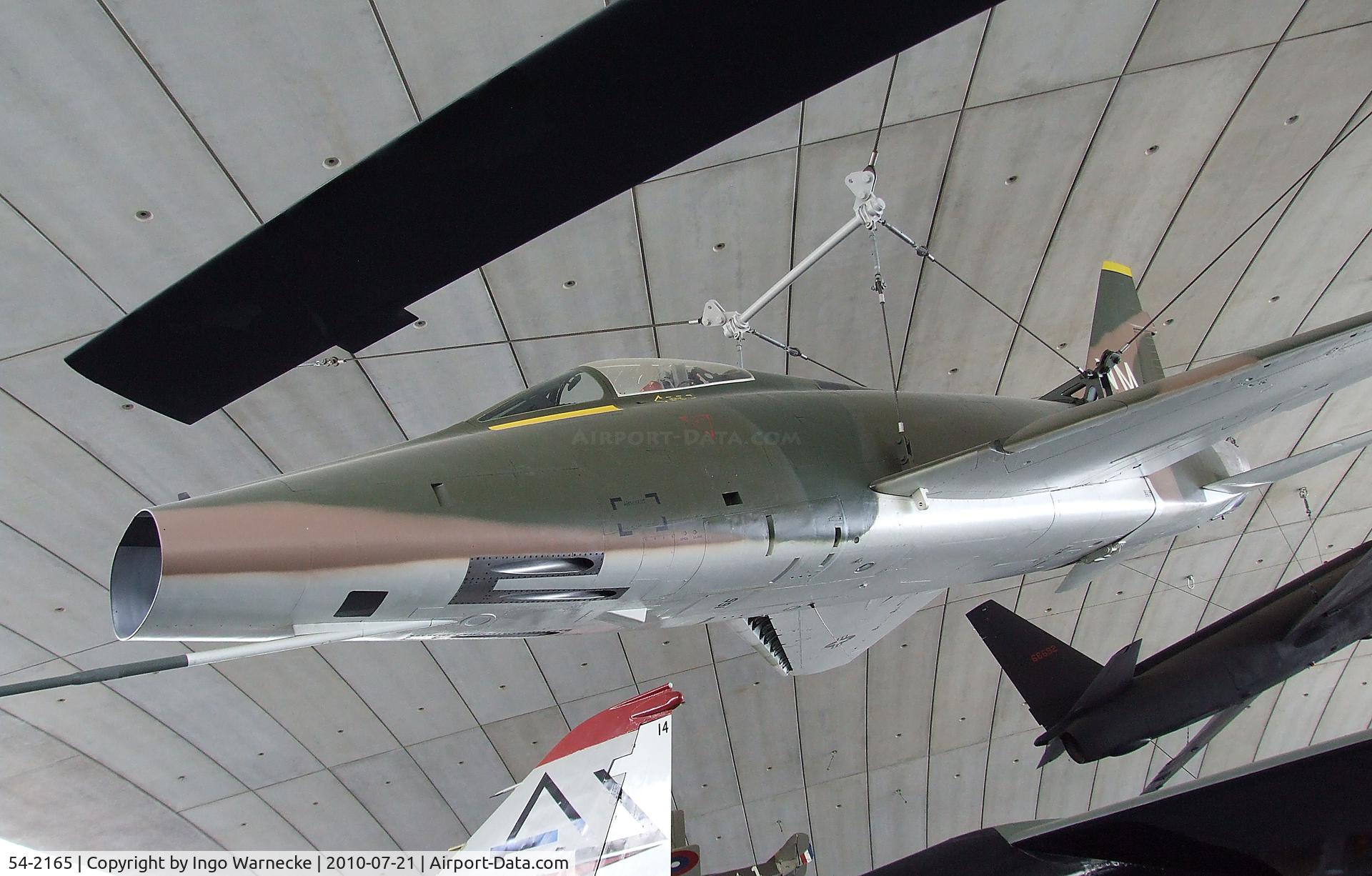 54-2165, North American F-100D Super Sabre C/N 223-45, North American F-100D Super Sabre at the American Air Museum in Britain, Duxford