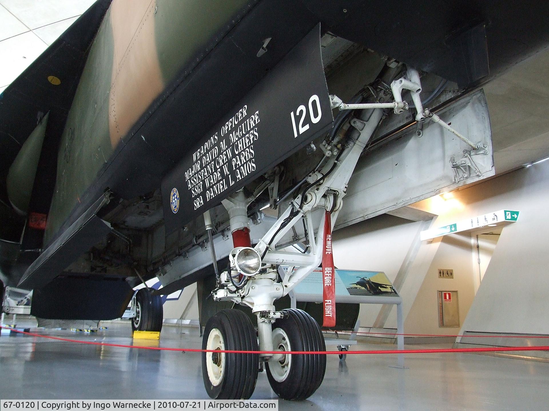 67-0120, 1969 General Dynamics F-111E Aardvark C/N A1-165, General Dynamics F-111E 'Aardvark' at the American Air Museum in Britain, Duxford