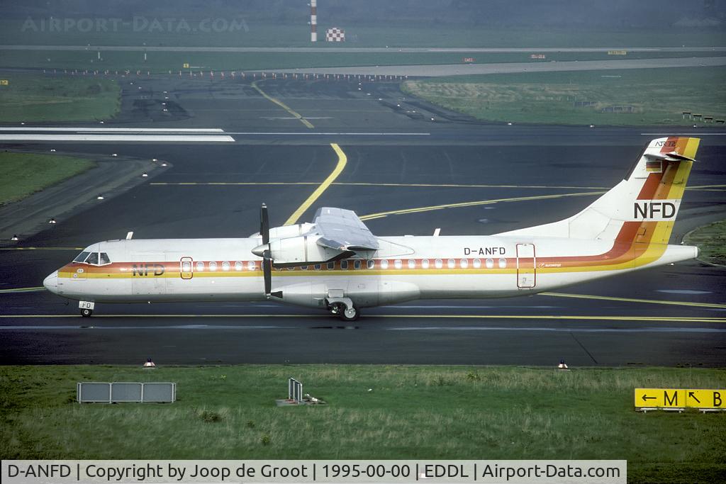 D-ANFD, 1991 ATR 72-202 C/N 256, Nürnburger Flugdienst