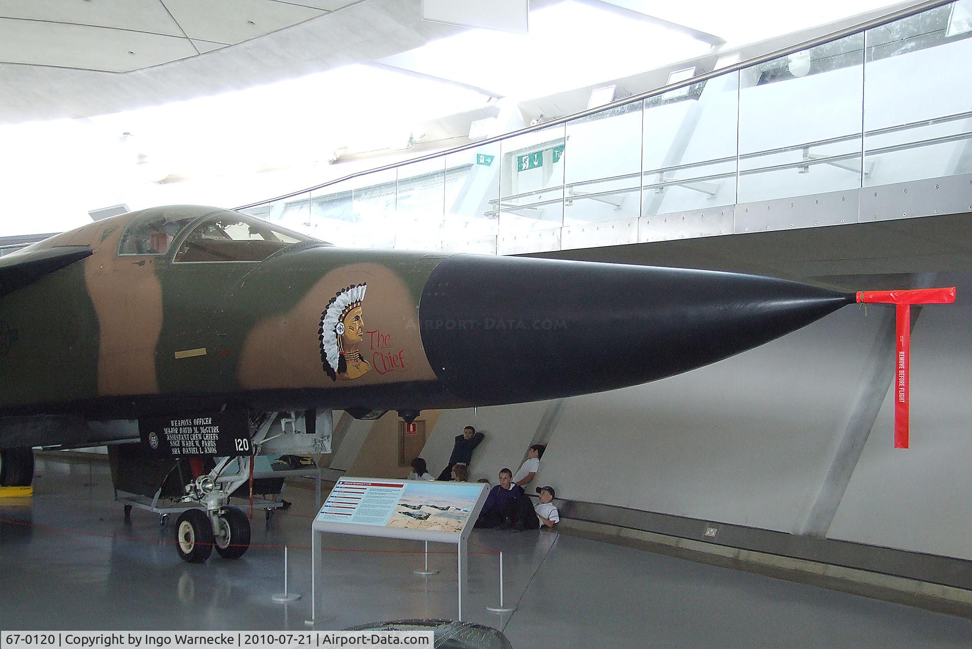 67-0120, 1969 General Dynamics F-111E Aardvark C/N A1-165, General Dynamics F-111E 'Aardvark' at the American Air Museum in Britain, Duxford