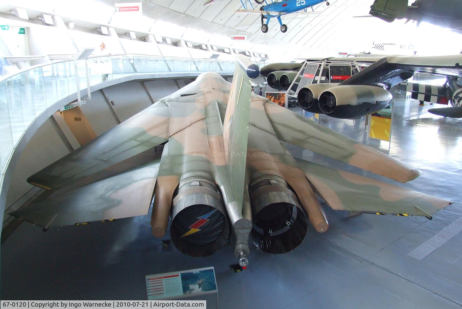 67-0120, 1969 General Dynamics F-111E Aardvark C/N A1-165, General Dynamics F-111E 'Aardvark' at the American Air Museum in Britain, Duxford