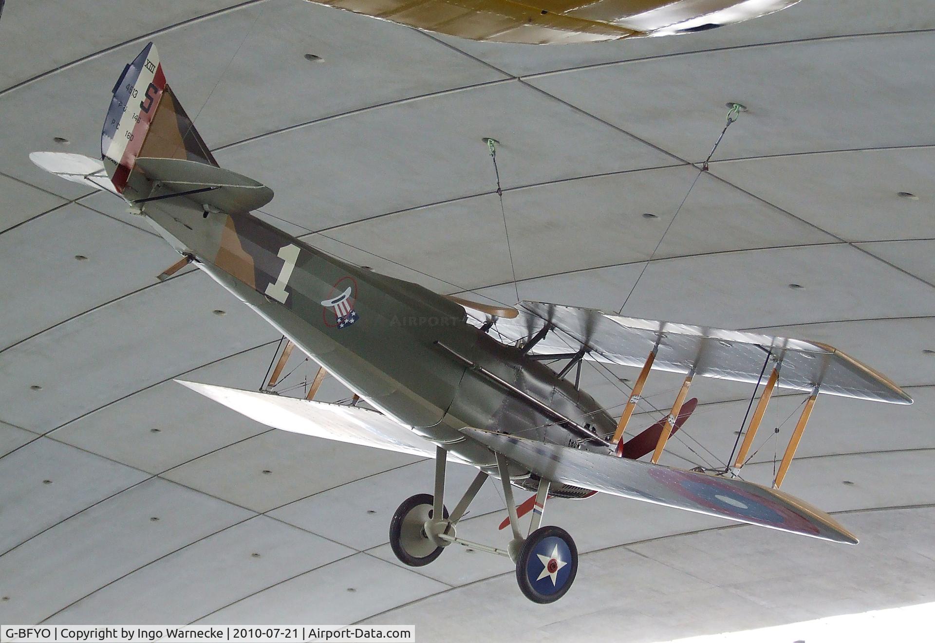 G-BFYO, 1978 SPAD S-XIII Replica C/N 0035, SPAD XIII (replica) at the American Air Museum in Britain, Duxford