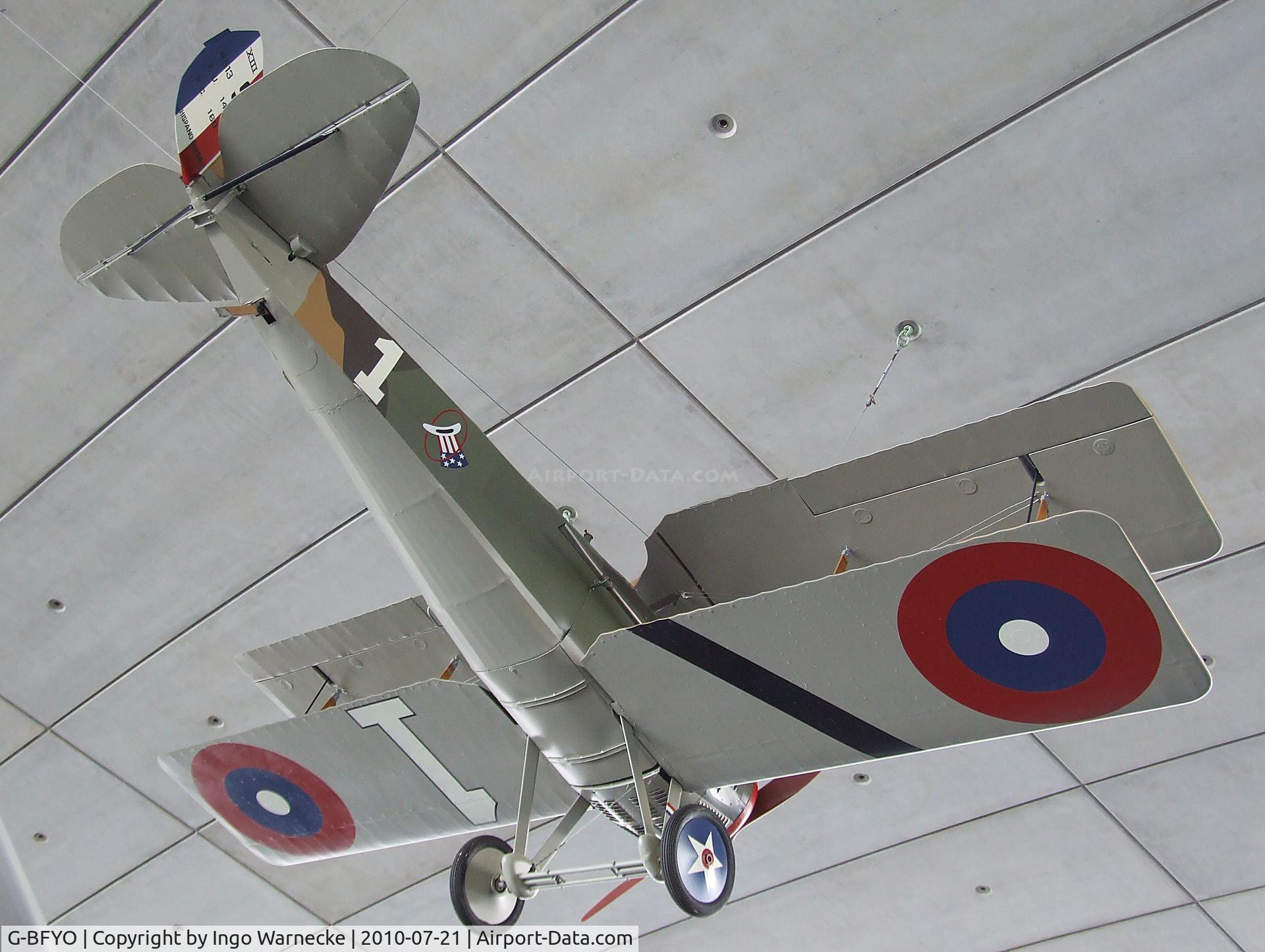 G-BFYO, 1978 SPAD S-XIII Replica C/N 0035, SPAD XIII (replica) at the American Air Museum in Britain, Duxford