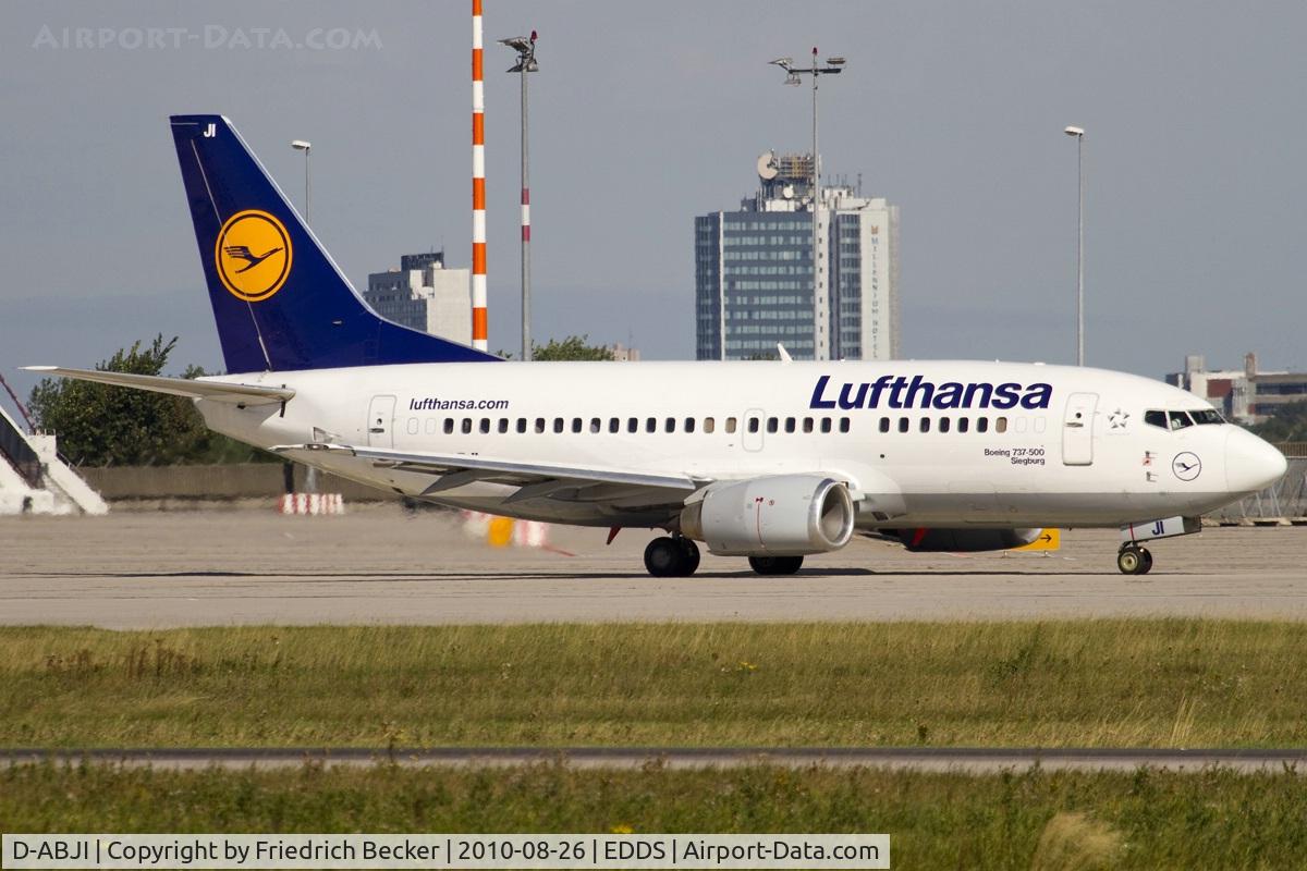 D-ABJI, 1991 Boeing 737-530 C/N 25358, taxying to the active