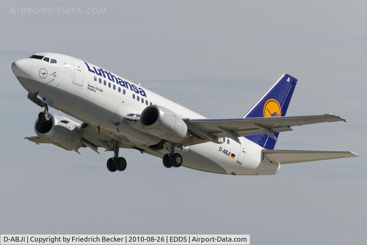 D-ABJI, 1991 Boeing 737-530 C/N 25358, departing via RW25
