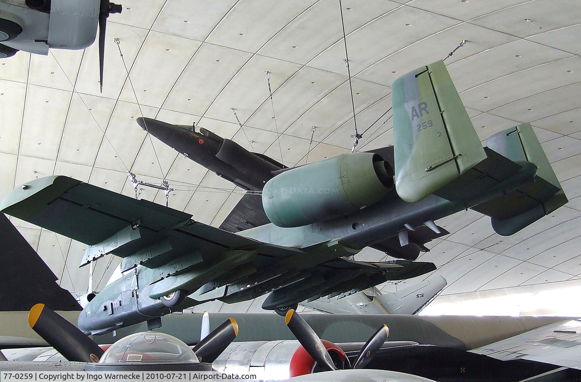 77-0259, 1977 Fairchild Republic A-10A Thunderbolt II C/N A10-0184, Fairchild A-10A Thunderbolt II at the American Air Museum in Britain, Duxford