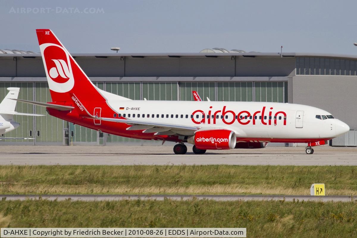 D-AHXE, 2007 Boeing 737-7K5 C/N 35135, taxying to the active