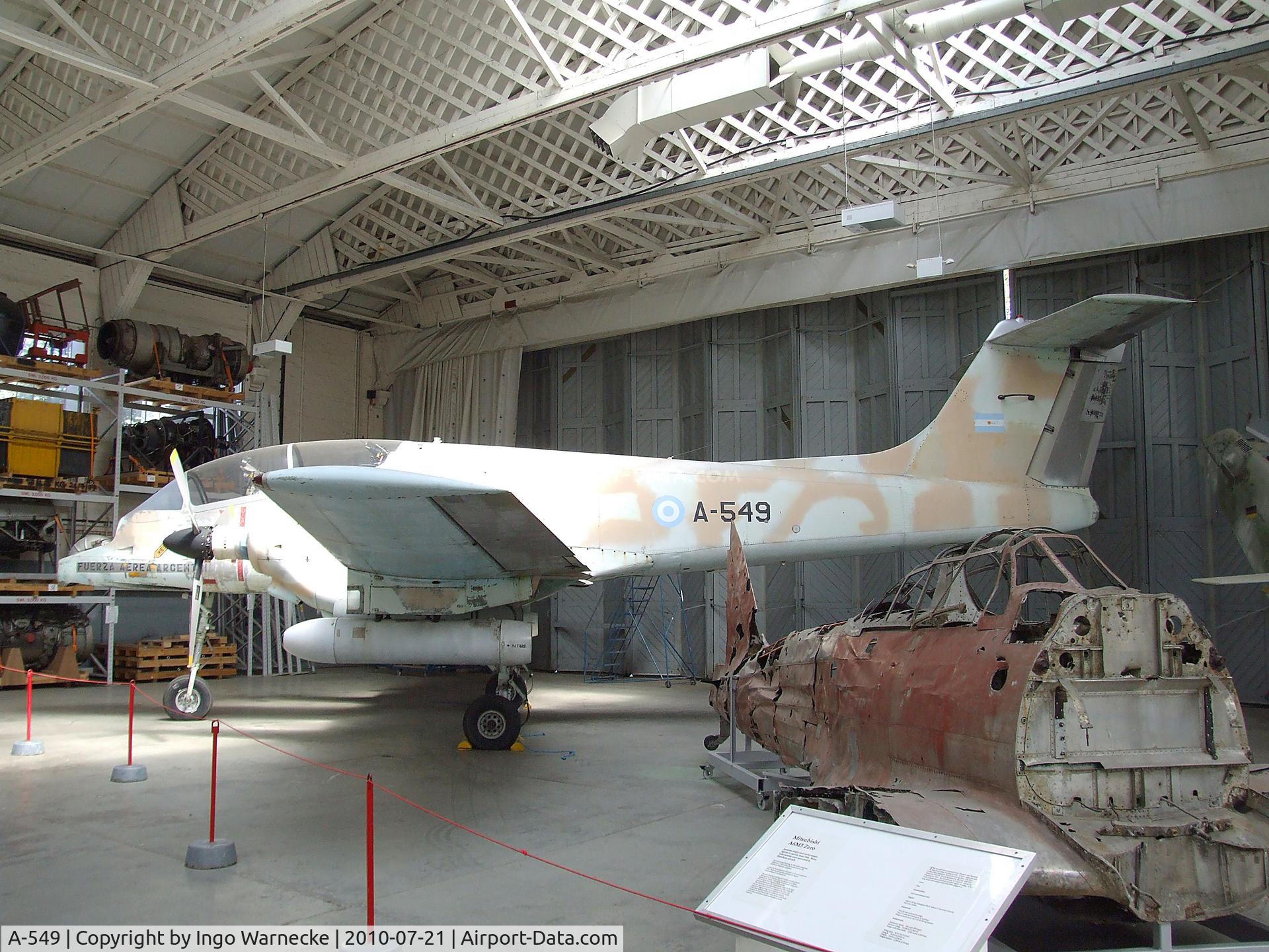A-549, FMA IA-58A Pucará C/N 050, FMA IA-58A Pucara at the Imperial War Museum, Duxford