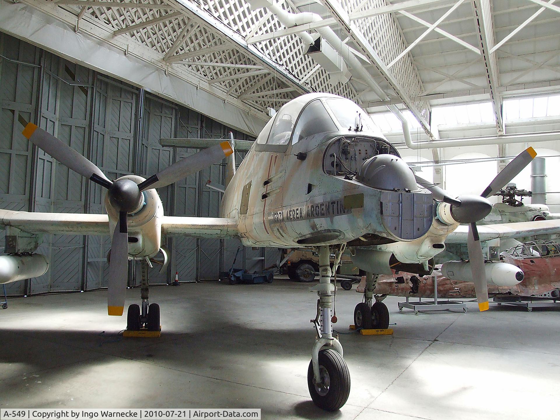 A-549, FMA IA-58A Pucará C/N 050, FMA IA-58A Pucara at the Imperial War Museum, Duxford