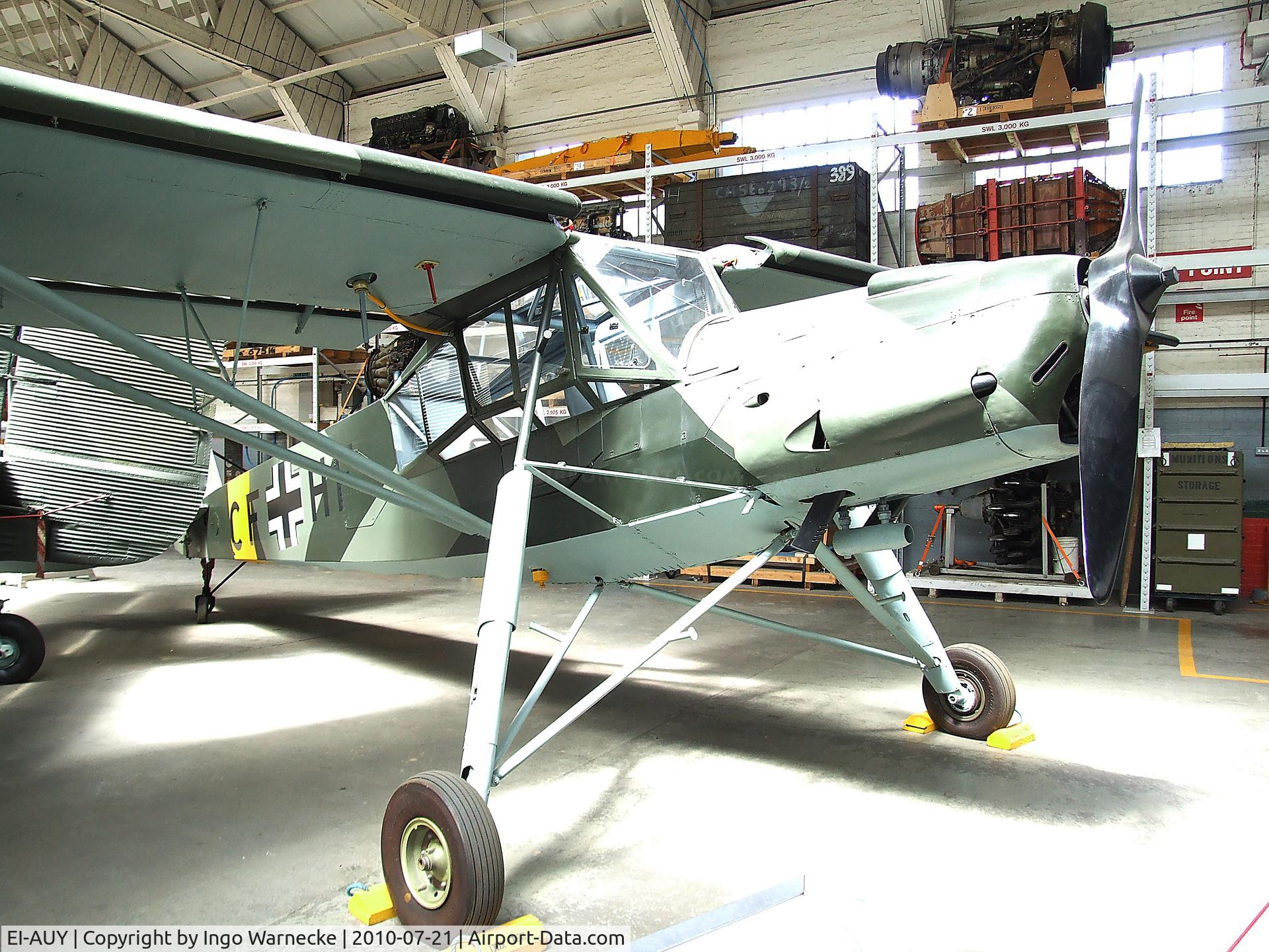 EI-AUY, 1946 Morane-Saulnier MS-502 Criquet C/N 338, Morane-Saulnier MS.500 Criquet (post-war french Fieseler Fi 156 Storch) at the Imperial War Museum, Duxford