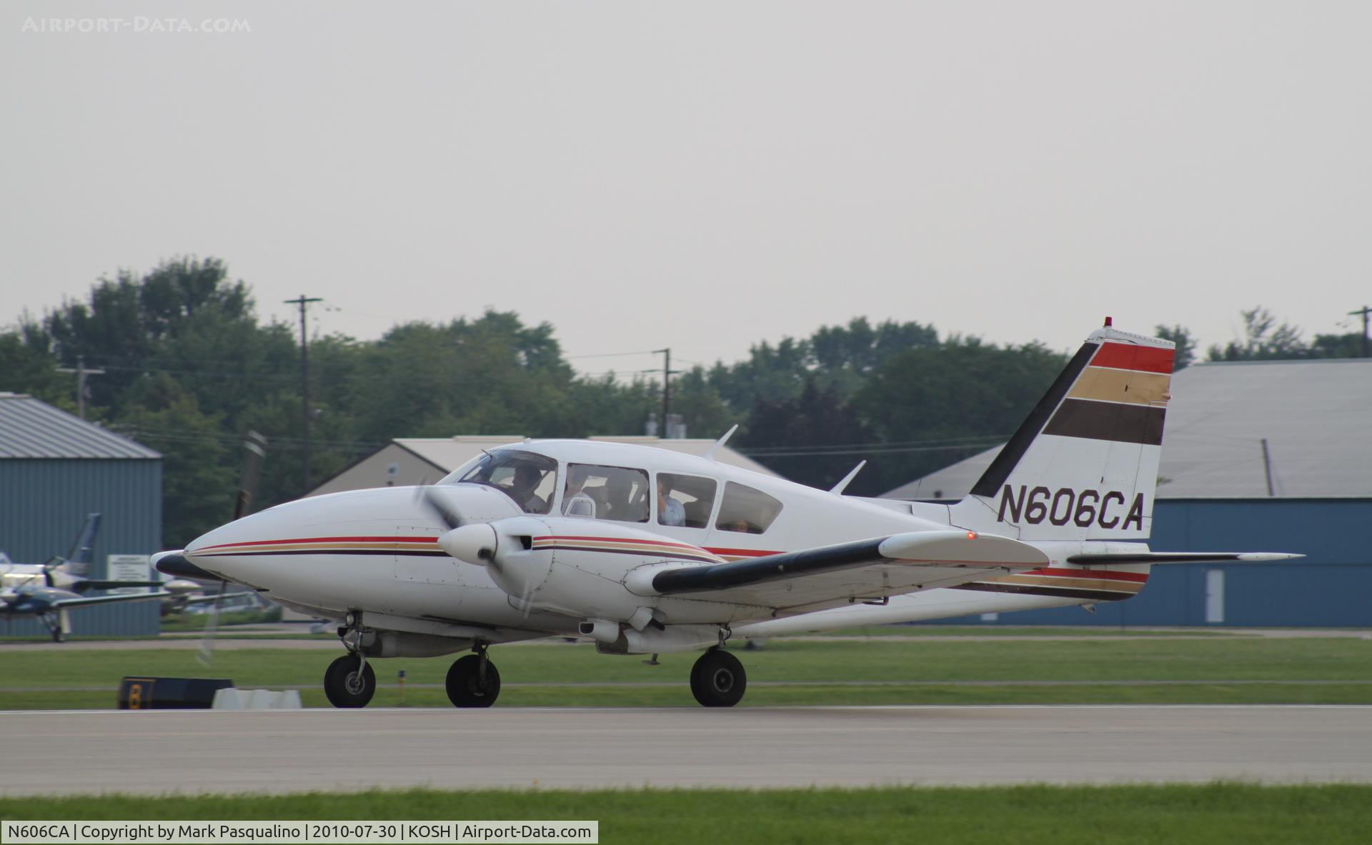 N606CA, 1972 Piper PA-23-250 Aztec C/N 27-4853, Piper PA-23-250