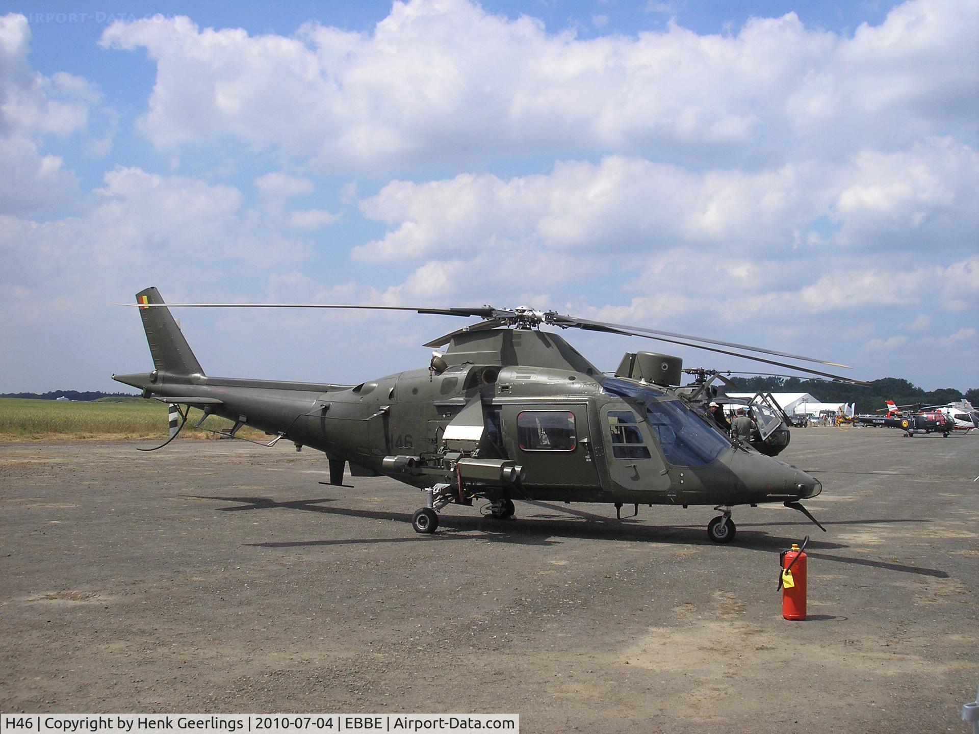 H46, Agusta A-109BA C/N 0300, Beauvechain AFB - Belgium